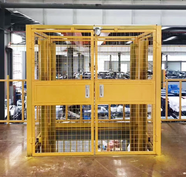 永州智能导轨式升降机亮相