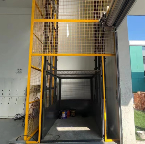 永州导轨式升降机助力物流园破解运输难题