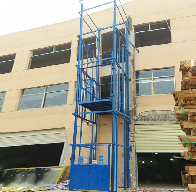 永州建材厂室外物料提升