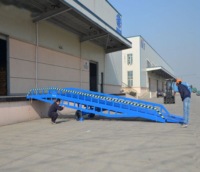 永州移动式登车桥应用
